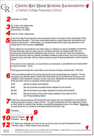 reference letter template. Christo Rey Letter 10.